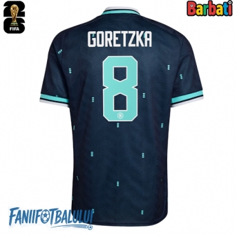 Germania Leon Goretzka #8 Tricou Fotbal Replică Mondial 2026 Barbati Deplasare